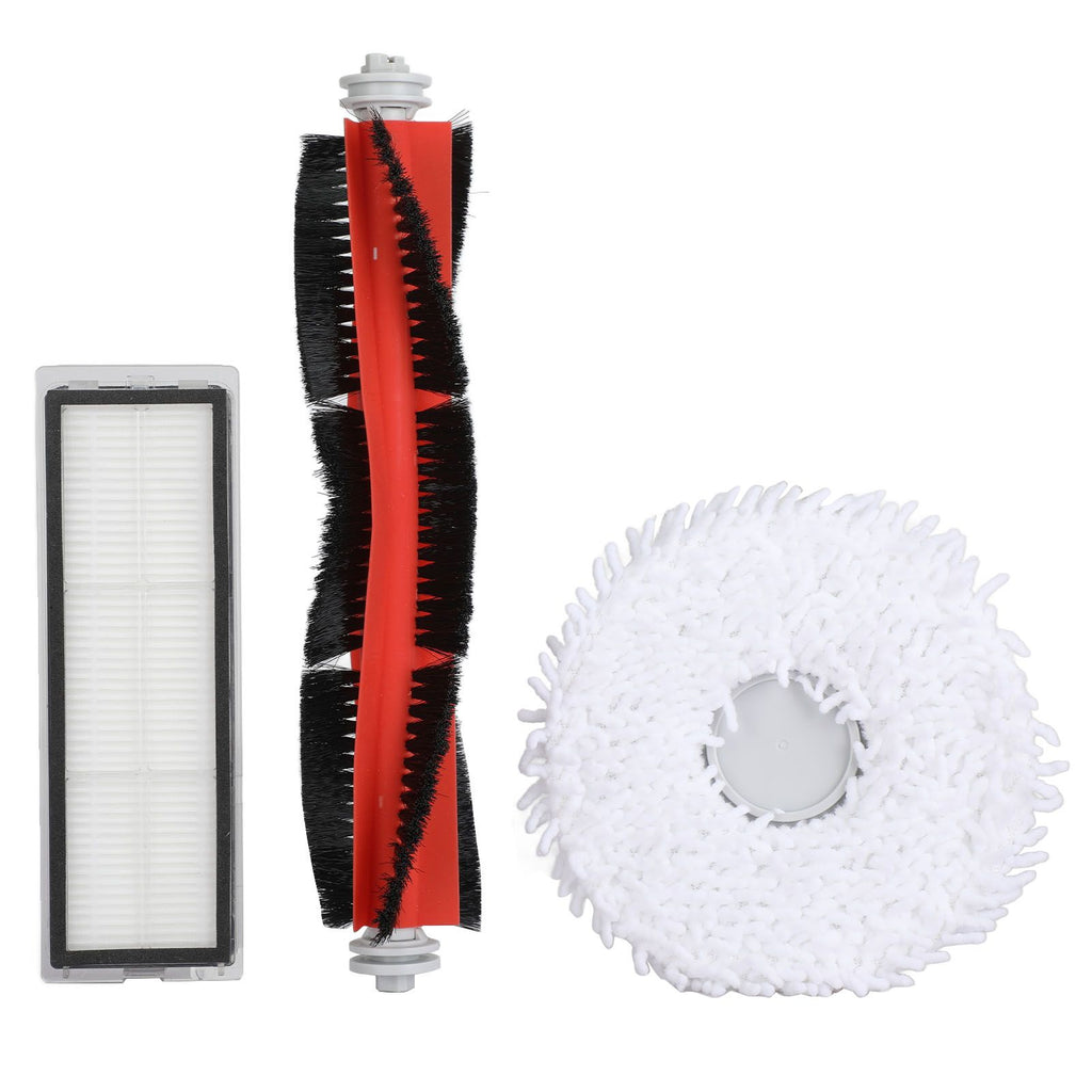 Vacuum Cleaner Parts Rolling Side Brush Filter Mop Cloth Set Kit for Dreame W10 Pro