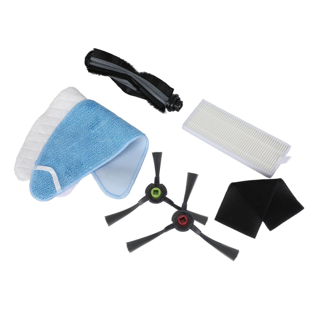 Sweeper Accessories Set Washable Mop Disposable Mop Rolling Brush Side Brush Filter Screen for Yeedi K650