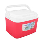 Warmer Cooler Constant Temp Long Lasting Portable Refrigerator Box with Handle for Food Medicine Car Camping 5L Red