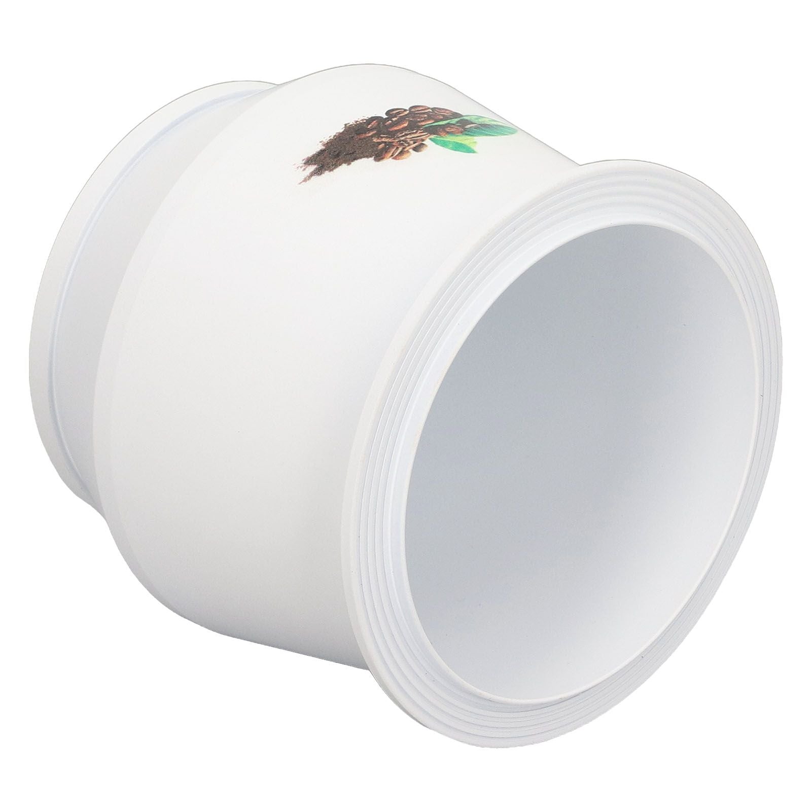 Coffee Dosing Cup Aluminum Alloy Coffee Making Machine Bean Grinder Portafilter Accessories 51mm/2.01in Opening 110ml