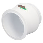 Coffee Dosing Cup Aluminum Alloy Coffee Making Machine Bean Grinder Portafilter Accessories 51mm/2.01in Opening 110ml