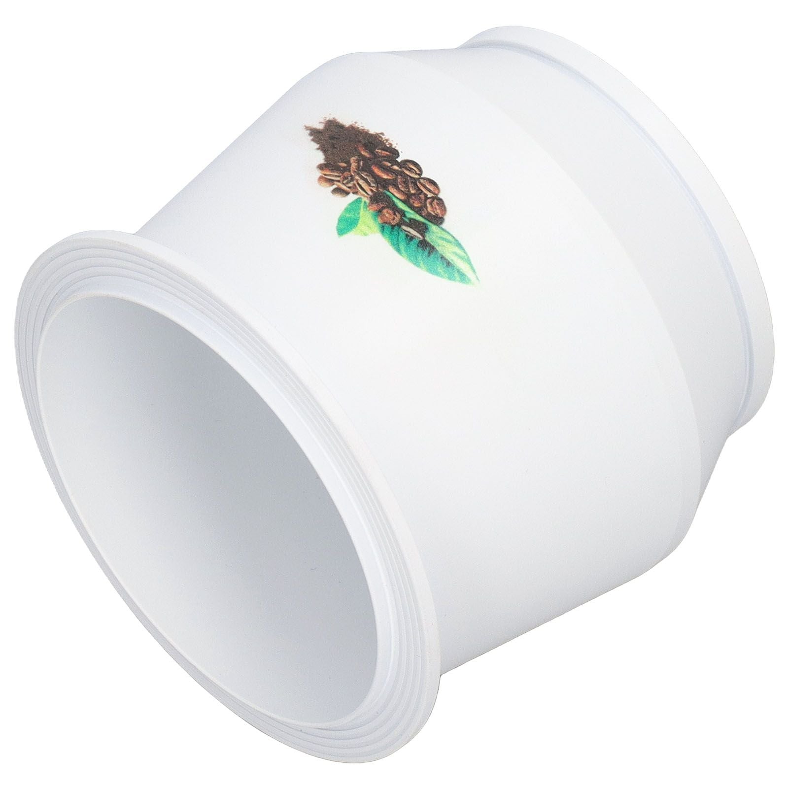 Coffee Dosing Cup Aluminum Alloy Coffee Making Machine Bean Grinder Portafilter Accessories 51mm/2.01in Opening 110ml