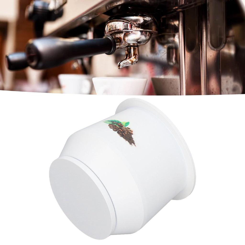 Coffee Dosing Cup Aluminum Alloy Coffee Making Machine Bean Grinder Portafilter Accessories 58mm/2.28in Opening 140ml