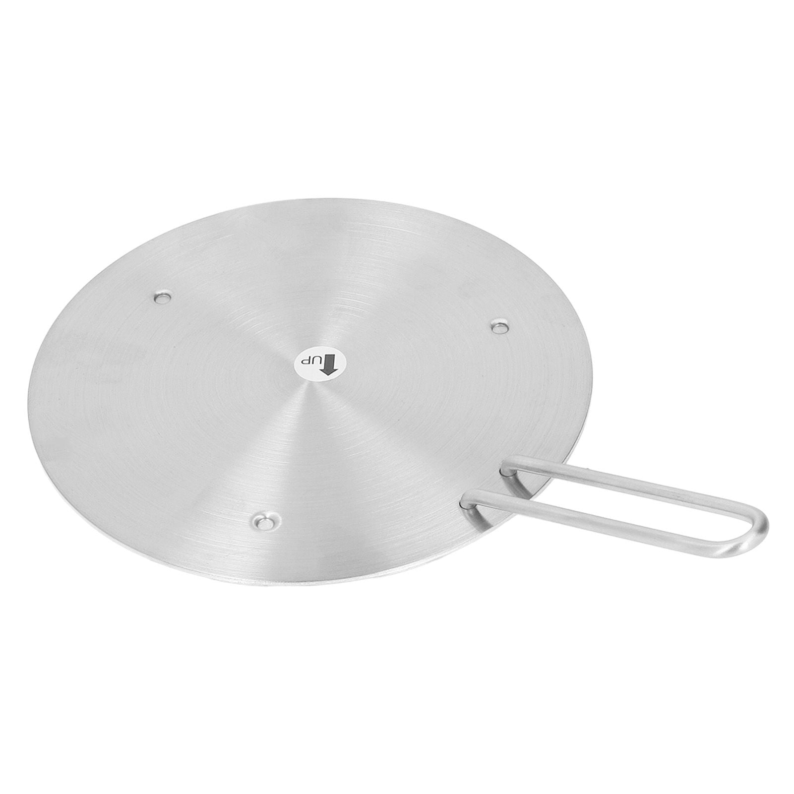 Heat Diffuser Stainless Steel Induction Cooker Diffuser Plate with Handle for Kitchen 19.5cm/7.68in