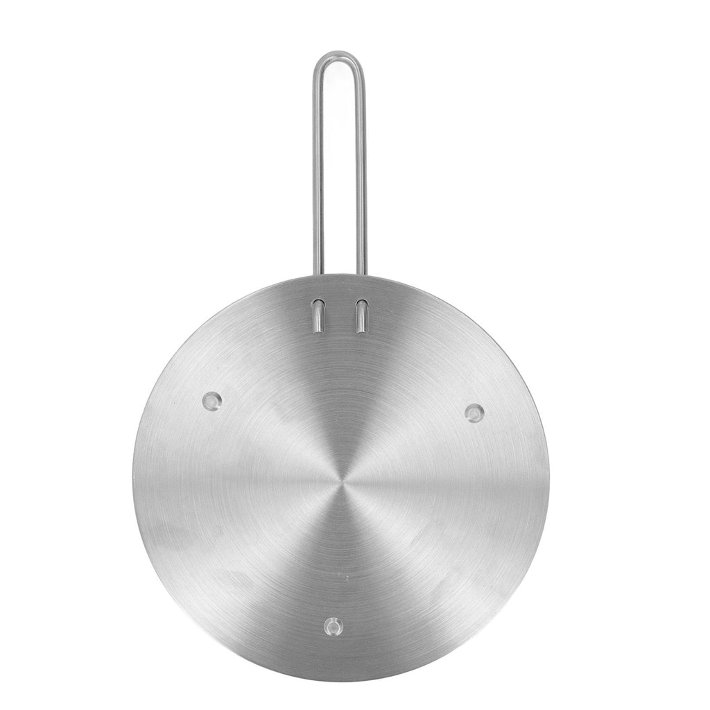 Heat Diffuser Stainless Steel Induction Cooker Diffuser Plate with Handle for Kitchen 19.5cm/7.68in
