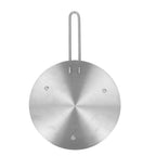 Heat Diffuser Stainless Steel Induction Cooker Diffuser Plate with Handle for Kitchen 19.5cm/7.68in