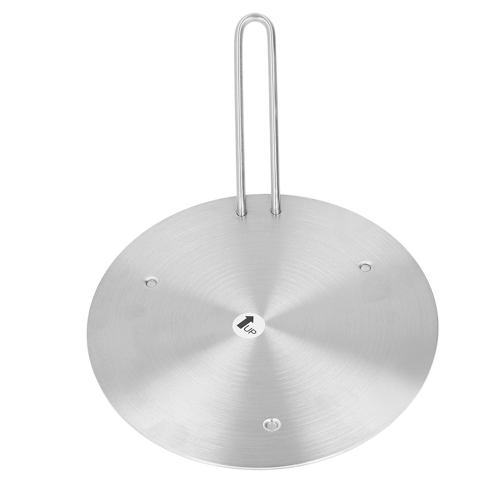 Heat Diffuser Stainless Steel Induction Cooker Diffuser Plate with Handle for Kitchen 19.5cm/7.68in