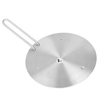 Heat Diffuser Stainless Steel Induction Cooker Diffuser Plate with Handle for Kitchen 19.5cm/7.68in