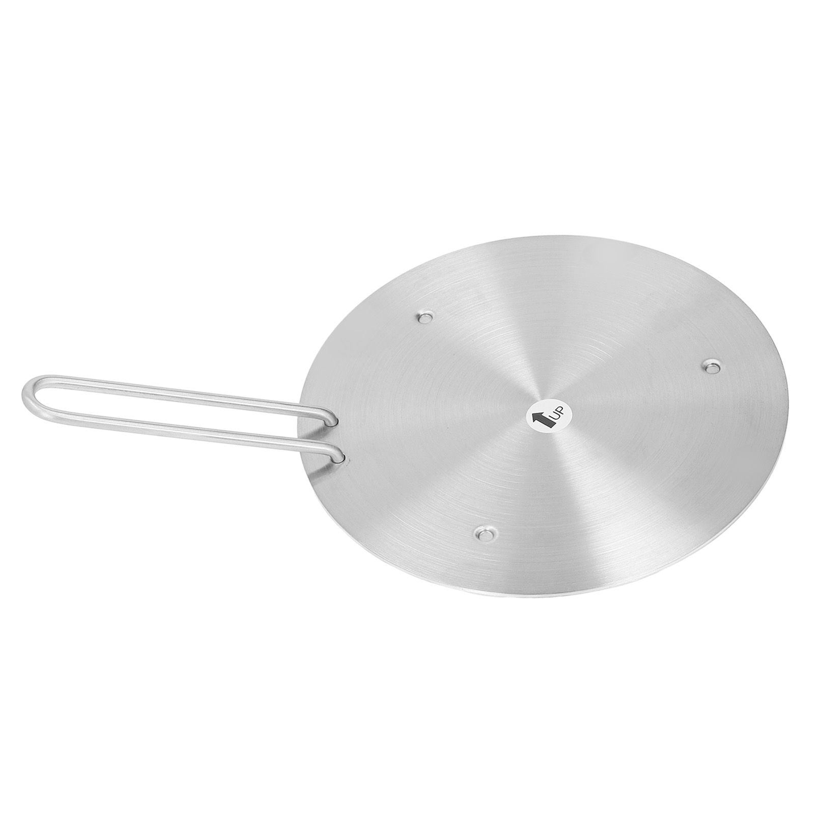 Heat Diffuser Stainless Steel Induction Cooker Diffuser Plate with Handle for Kitchen 19.5cm/7.68in
