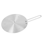 Heat Diffuser Stainless Steel Induction Cooker Diffuser Plate with Handle for Kitchen 23.5cm/9.25in
