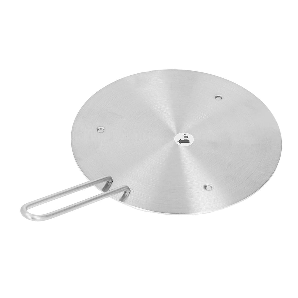 Heat Diffuser Stainless Steel Induction Cooker Diffuser Plate with Handle for Kitchen 23.5cm/9.25in