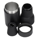 Vacuum Double Wall Stainless Steel Can Insulation and Cold Storage Tank with Bottle Opener Black
