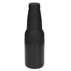 Vacuum Double Wall Stainless Steel Can Insulation and Cold Storage Tank with Bottle Opener Black