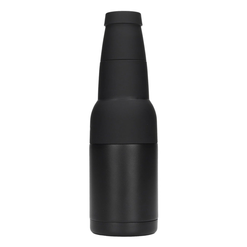 Vacuum Double Wall Stainless Steel Can Insulation and Cold Storage Tank with Bottle Opener Black