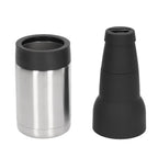 Vacuum Double Wall Stainless Steel Can Insulation and Cold Storage Tank with Bottle Opener Steel Color