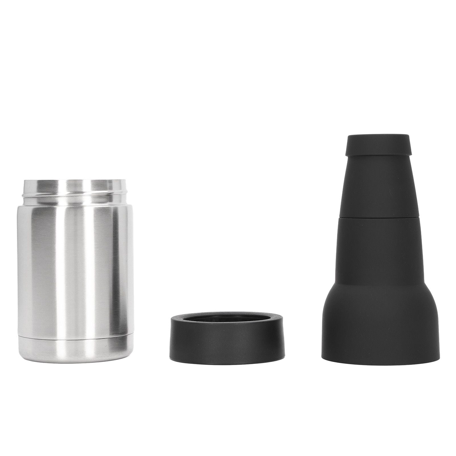 Vacuum Double Wall Stainless Steel Can Insulation and Cold Storage Tank with Bottle Opener Steel Color