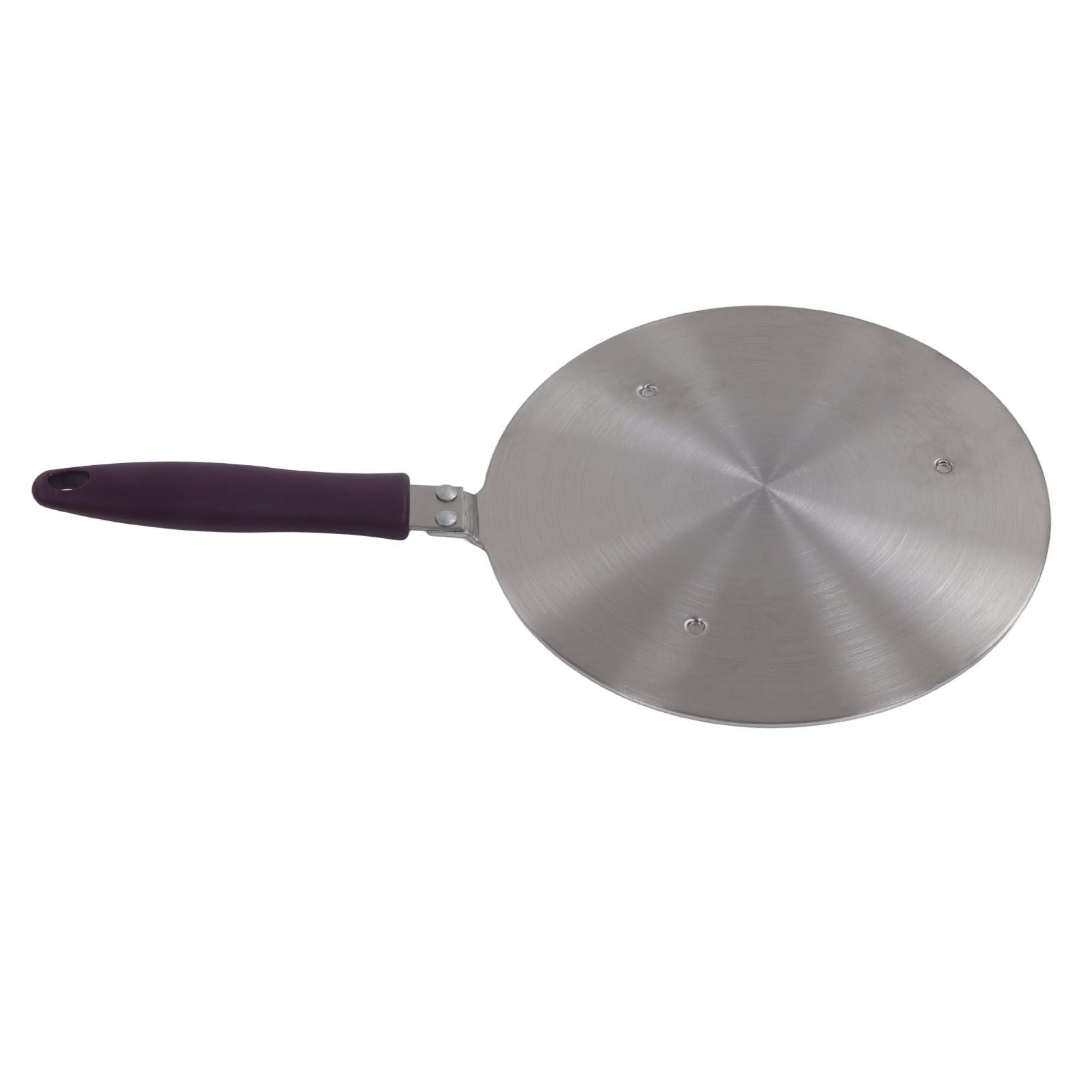 Induction Adapter Plate Stainless Steel Heat Diffuser with Purple Handle Kitchen Accessories for Iron Pot Ceramic Pot 19.5cm/7.68in