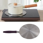 Induction Adapter Plate Stainless Steel Heat Diffuser with Purple Handle Kitchen Accessories for Iron Pot Ceramic Pot 19.5cm/7.68in