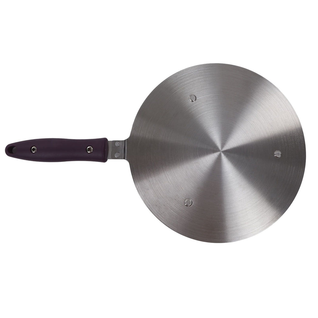 Induction Adapter Plate Stainless Steel Heat Diffuser with Purple Handle Kitchen Accessories for Iron Pot Ceramic Pot 23.5cm/9.25in