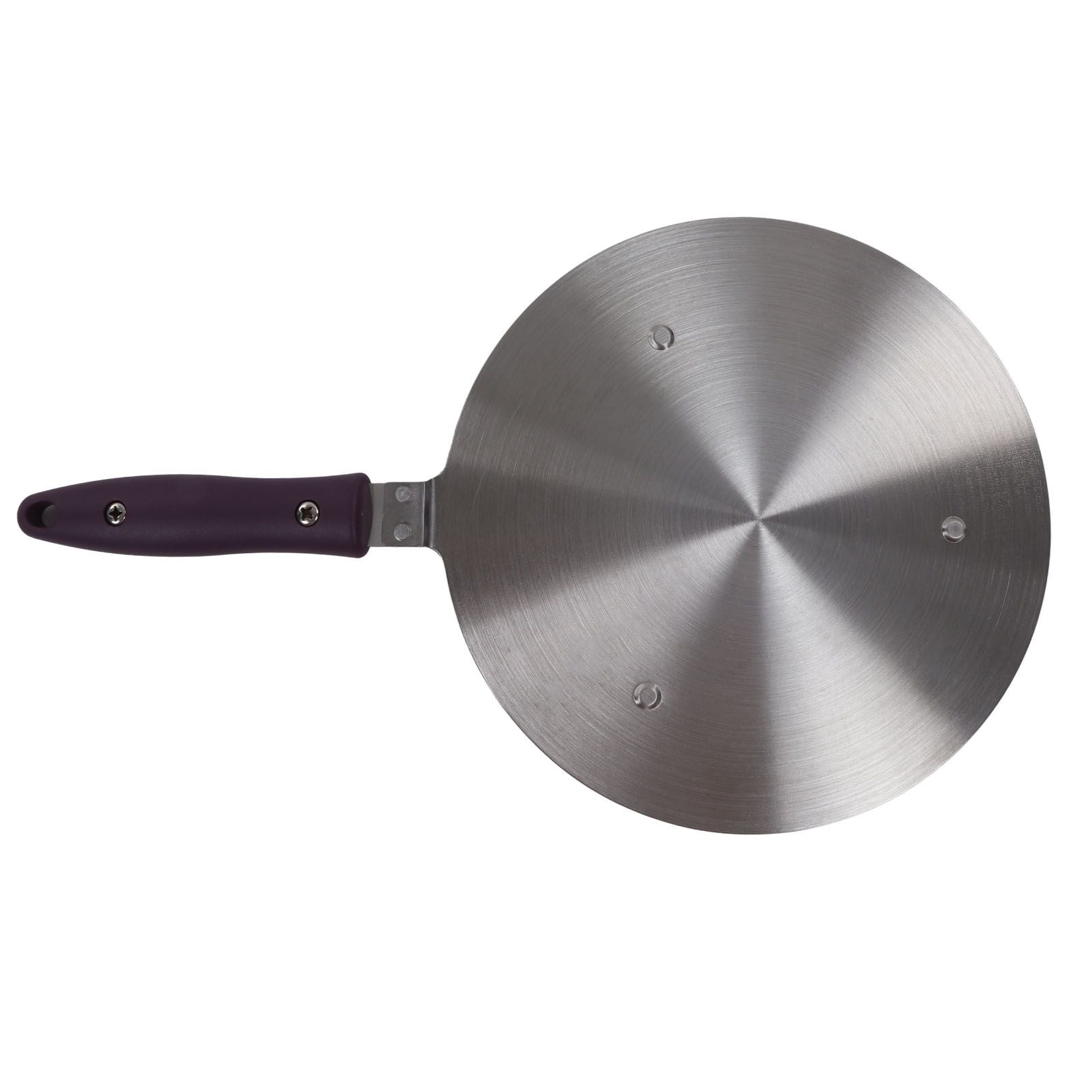 Induction Adapter Plate Stainless Steel Heat Diffuser with Purple Handle Kitchen Accessories for Iron Pot Ceramic Pot 23.5cm/9.25in
