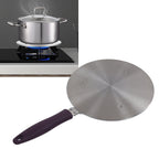 Induction Adapter Plate Stainless Steel Heat Diffuser with Purple Handle Kitchen Accessories for Iron Pot Ceramic Pot 23.5cm/9.25in