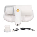 Mattress Vacuum Cleaner Purple Light USB Charging Cordless Mite Vacuum Cleaner with 20Kpa Suction Electric Mite Remover White