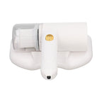 Mattress Vacuum Cleaner Purple Light USB Charging Cordless Mite Vacuum Cleaner with 20Kpa Suction Electric Mite Remover White