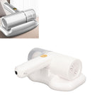 Mattress Vacuum Cleaner Purple Light USB Charging Cordless Mite Vacuum Cleaner with 20Kpa Suction Electric Mite Remover White