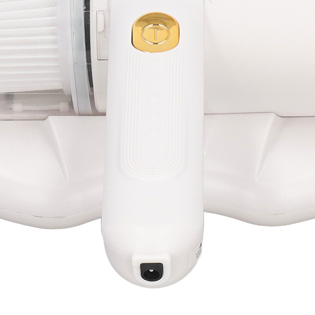 Mattress Vacuum Cleaner Purple Light USB Charging Cordless Mite Vacuum Cleaner with 20Kpa Suction Electric Mite Remover White