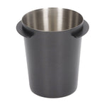 58mm Coffee Dosing Cup Universal Stainless Steel Coffee Machine Handle Dosing Cup Coffee Powder Feeder Black