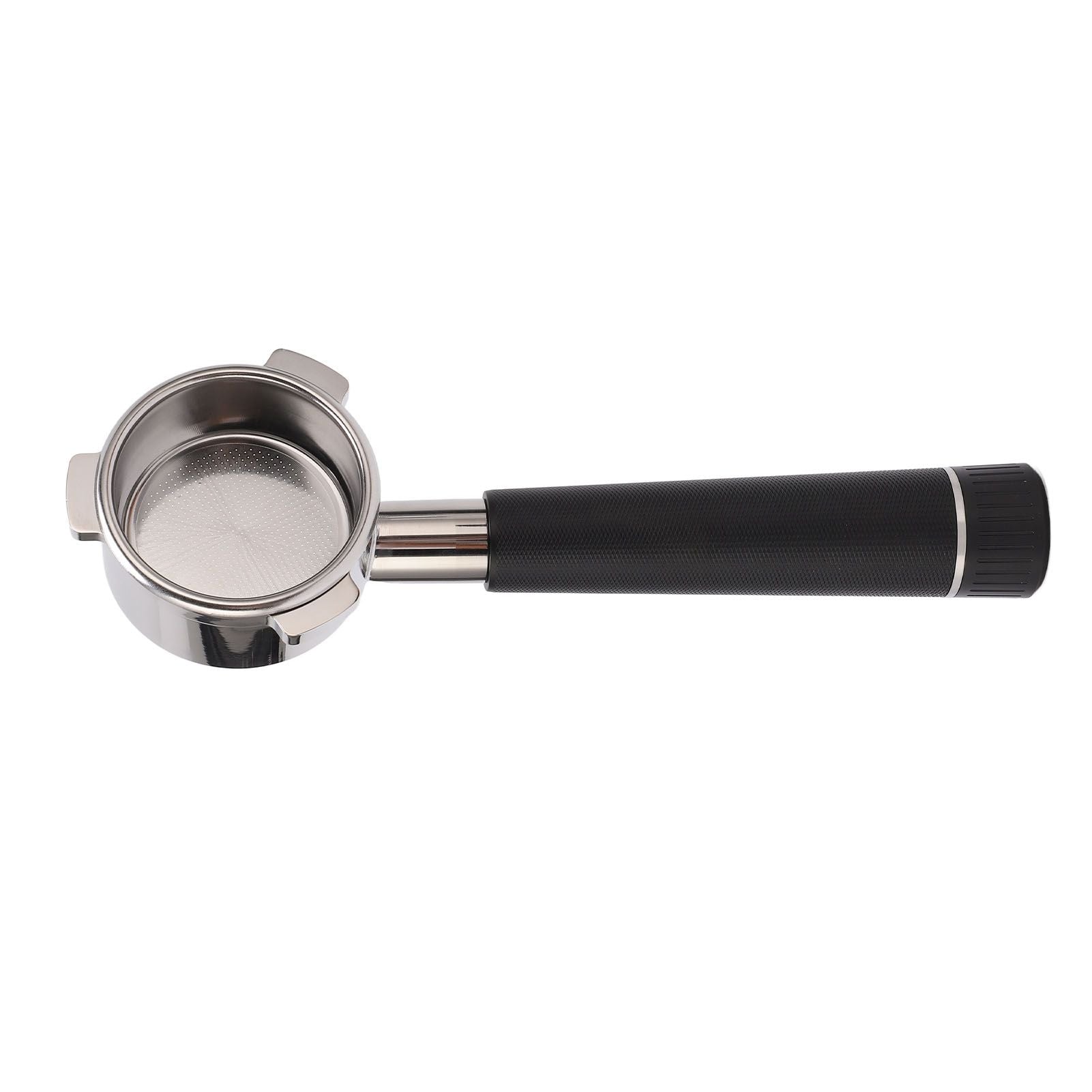 Coffee Portafilter Stainless Steel Bottomless 54mm 3 Ears Coffee Machine Accessories for Breville 8 Series Black
