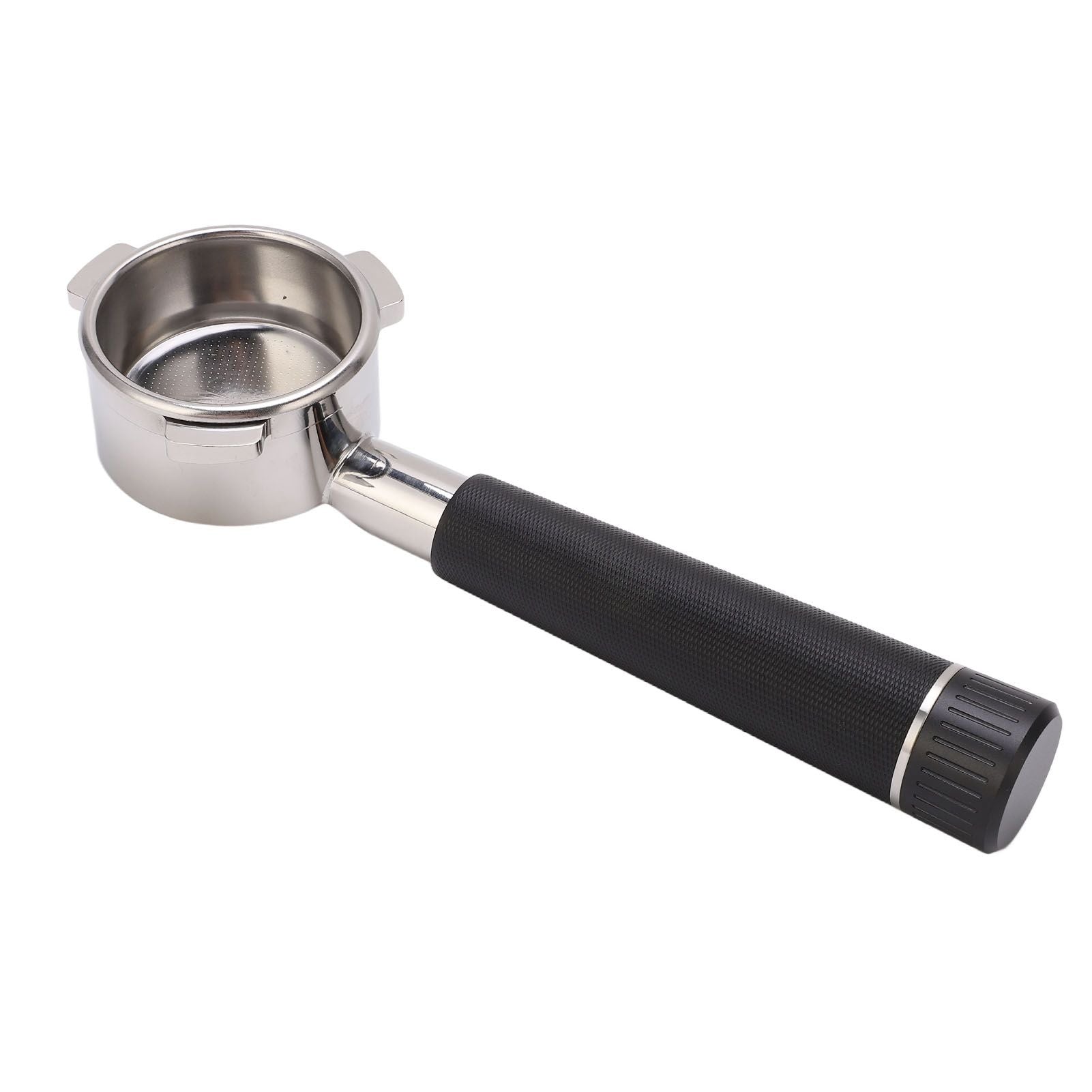 Coffee Portafilter Stainless Steel Bottomless 54mm 3 Ears Coffee Machine Accessories for Breville 8 Series Black