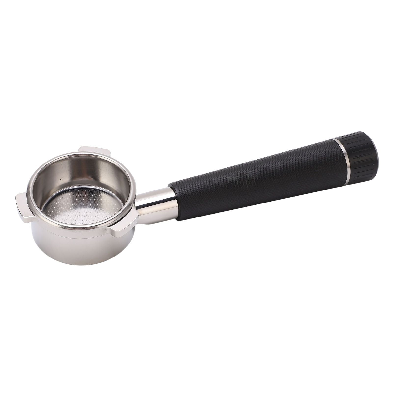Coffee Portafilter Stainless Steel Bottomless 54mm 3 Ears Coffee Machine Accessories for Breville 8 Series Black