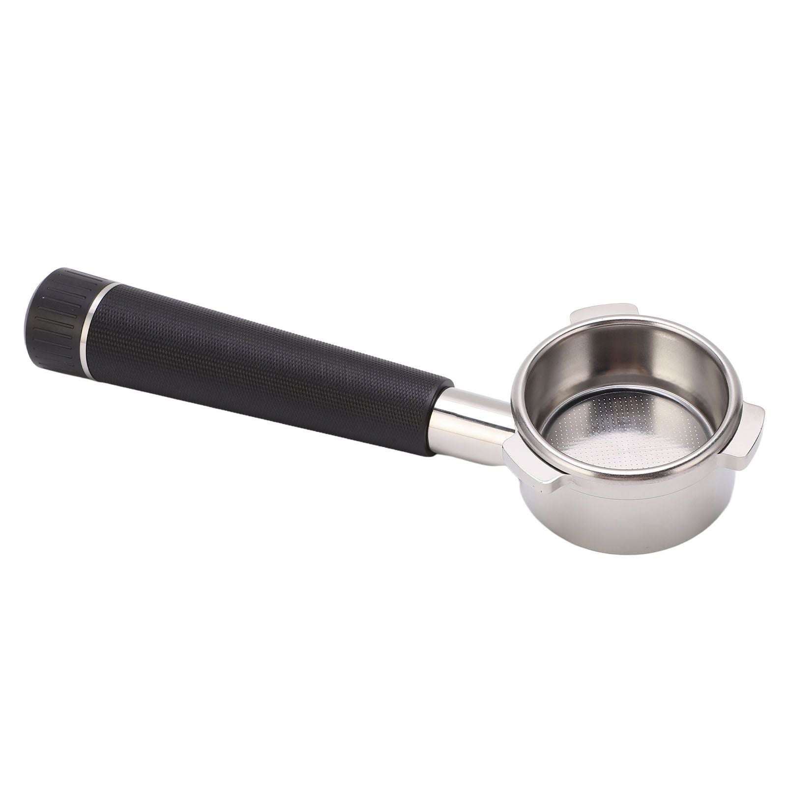 Coffee Portafilter Stainless Steel Bottomless 54mm 3 Ears Coffee Machine Accessories for Breville 8 Series Black