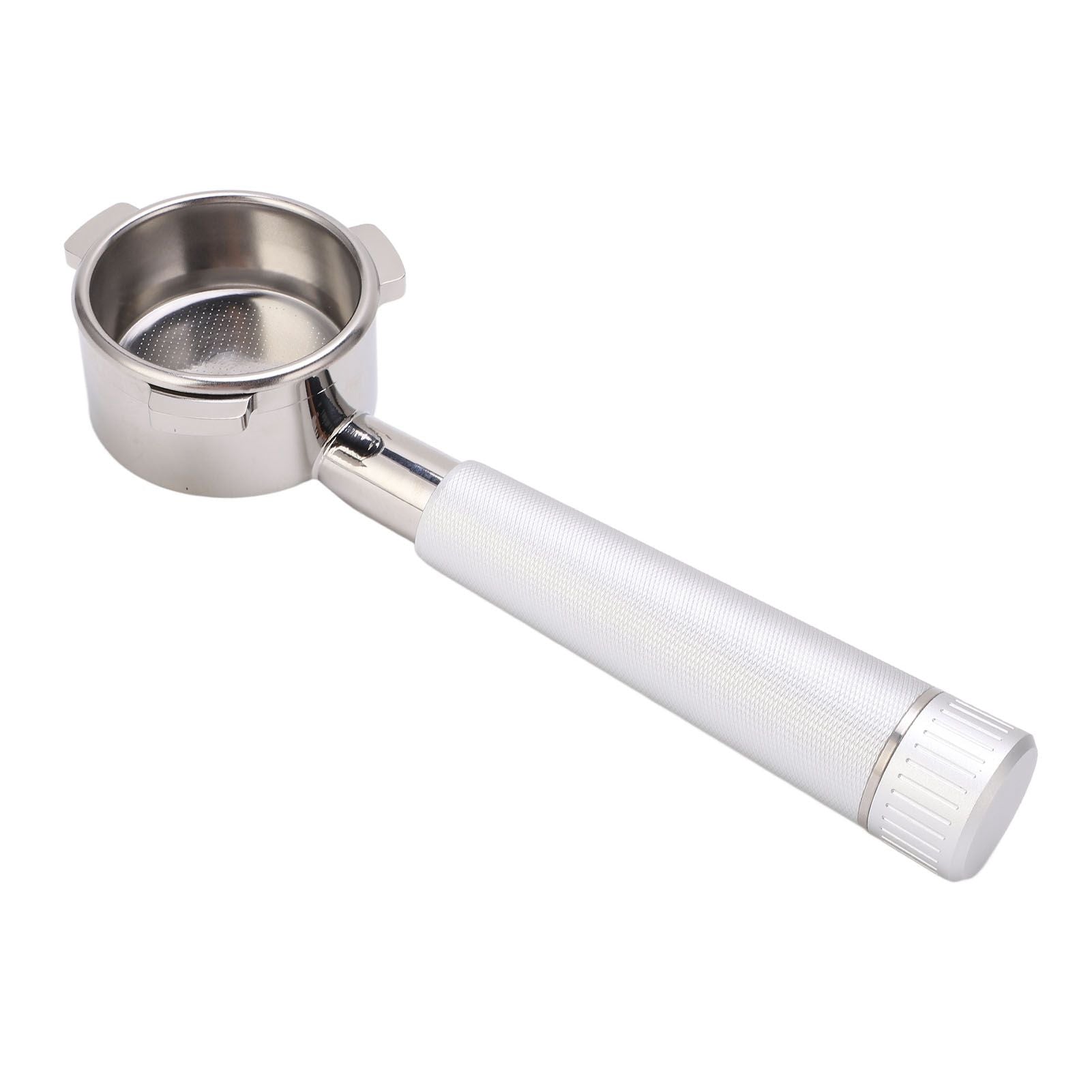 Coffee Portafilter Stainless Steel Bottomless 54mm 3 Ears Coffee Machine Accessories for Breville 8 Series Silver