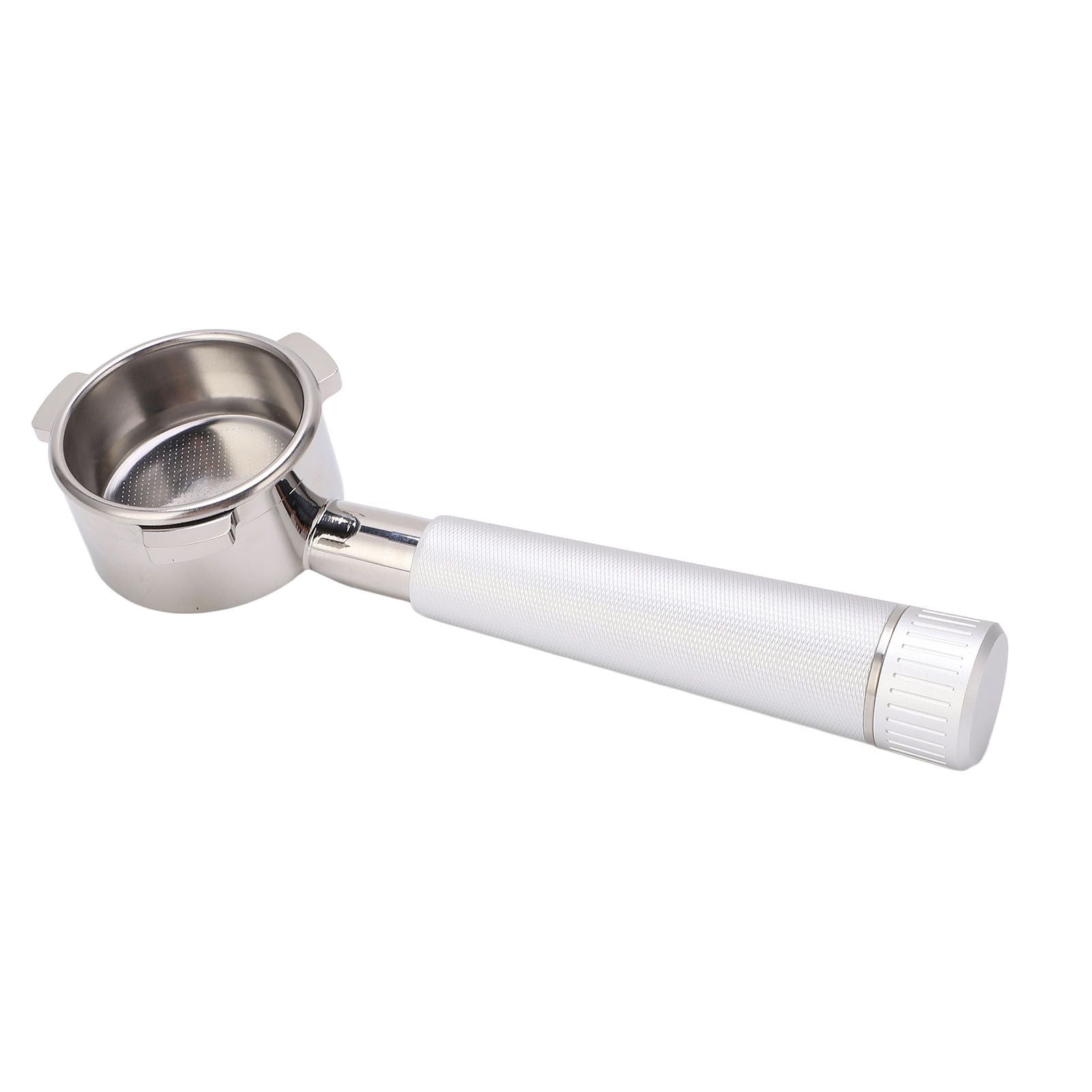 Coffee Portafilter Stainless Steel Bottomless 54mm 3 Ears Coffee Machine Accessories for Breville 8 Series Silver