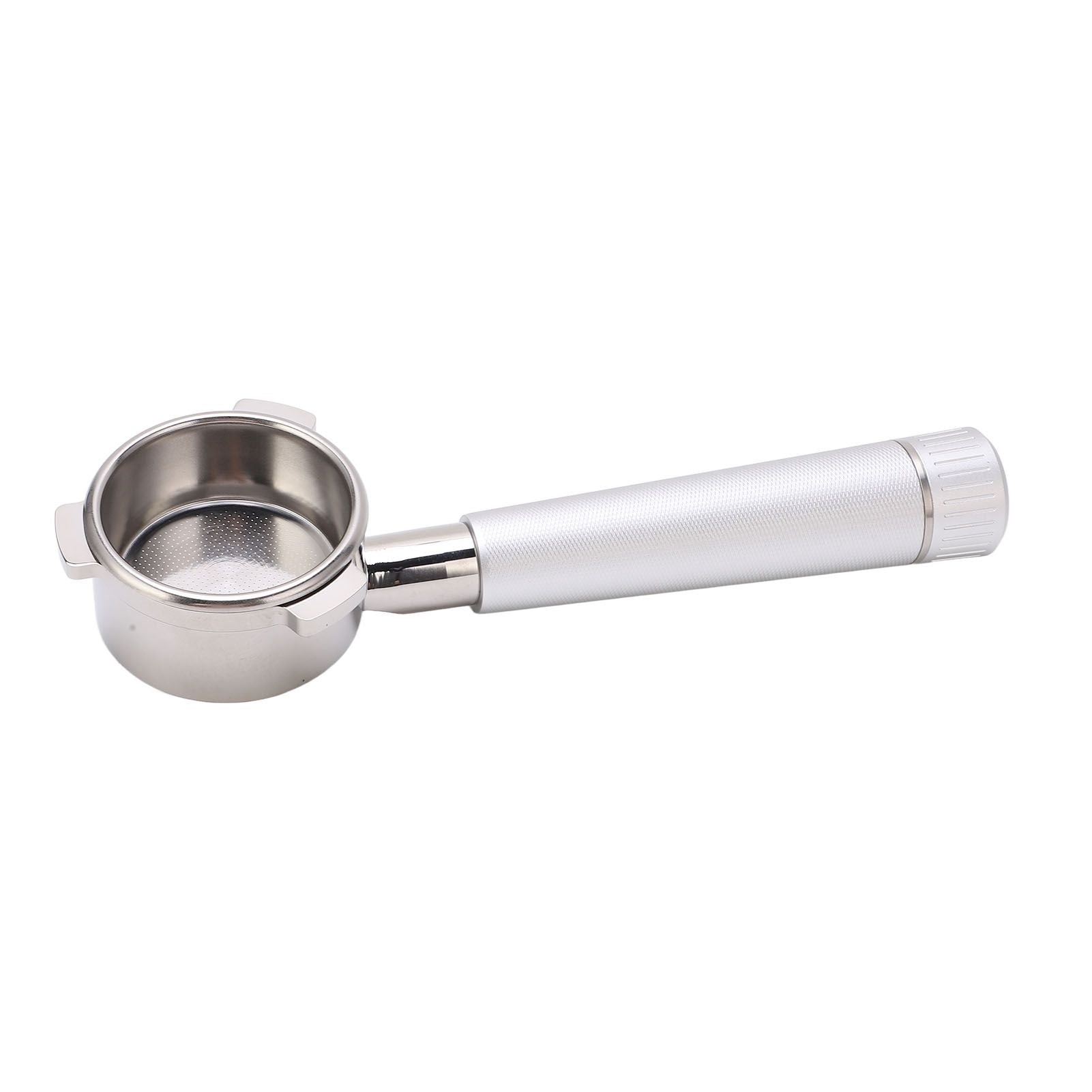 Coffee Portafilter Stainless Steel Bottomless 54mm 3 Ears Coffee Machine Accessories for Breville 8 Series Silver