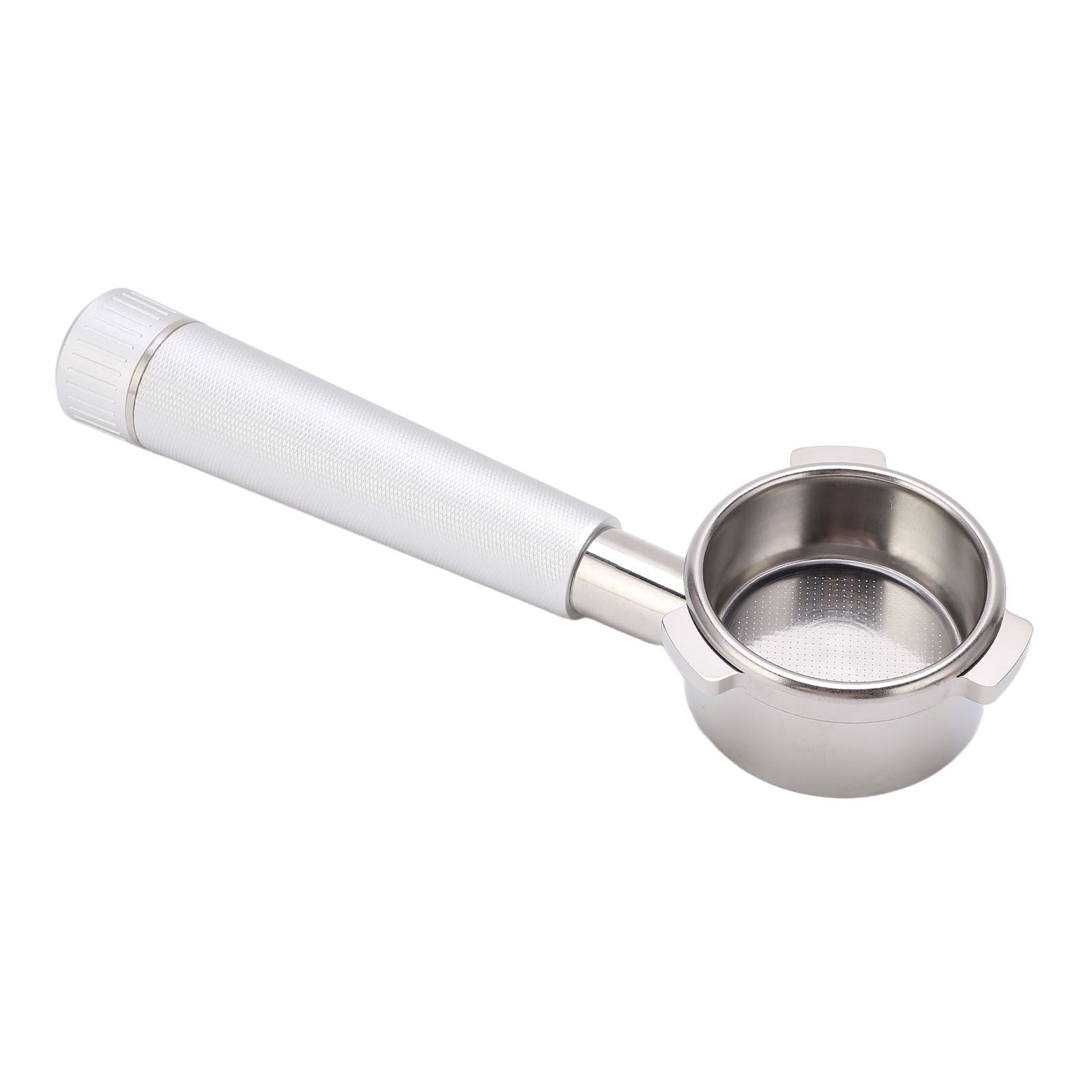 Coffee Portafilter Stainless Steel Bottomless 54mm 3 Ears Coffee Machine Accessories for Breville 8 Series Silver