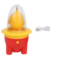 Egg Scrambler Shaker Lovely Electric Mini Portable USB Charging Golden Egg Maker for Kitchen Red