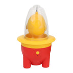Egg Scrambler Shaker Lovely Electric Mini Portable USB Charging Golden Egg Maker for Kitchen Red