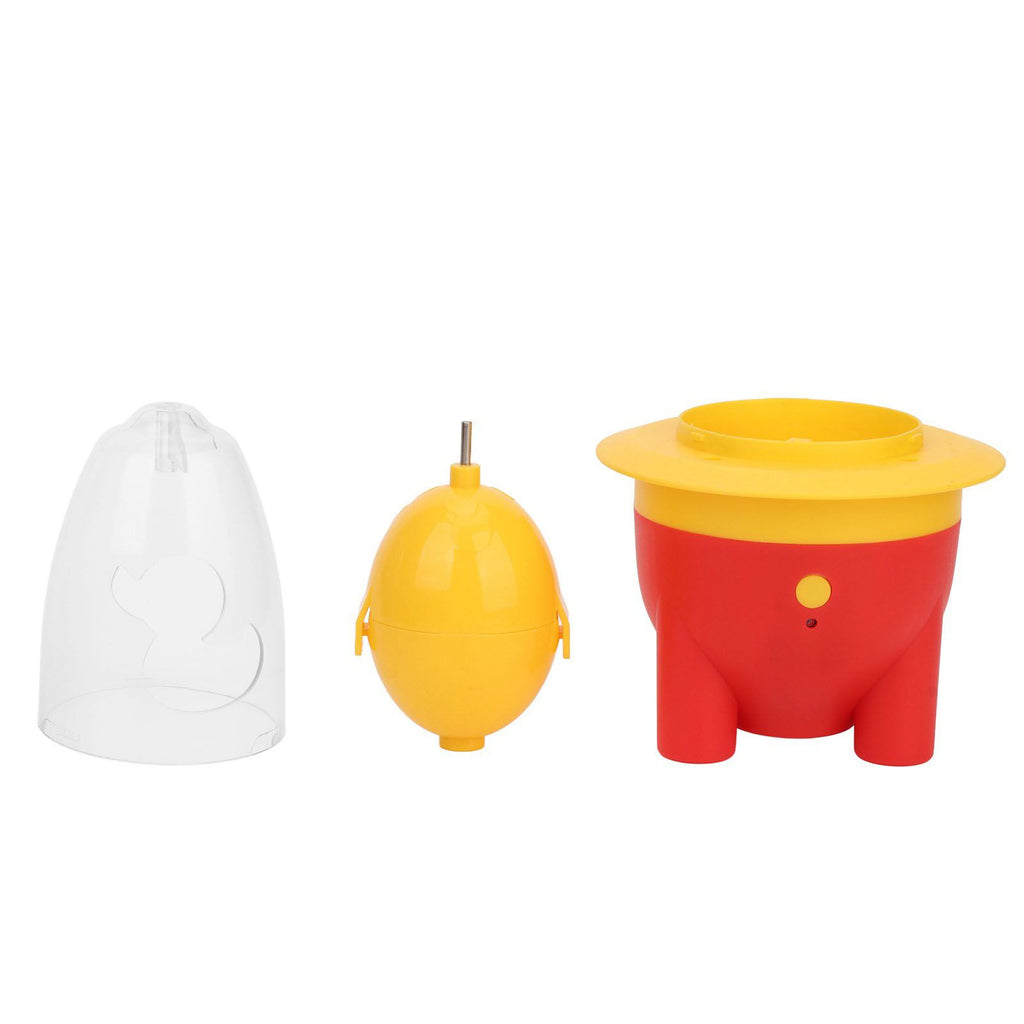 Egg Scrambler Shaker Lovely Electric Mini Portable USB Charging Golden Egg Maker for Kitchen Red