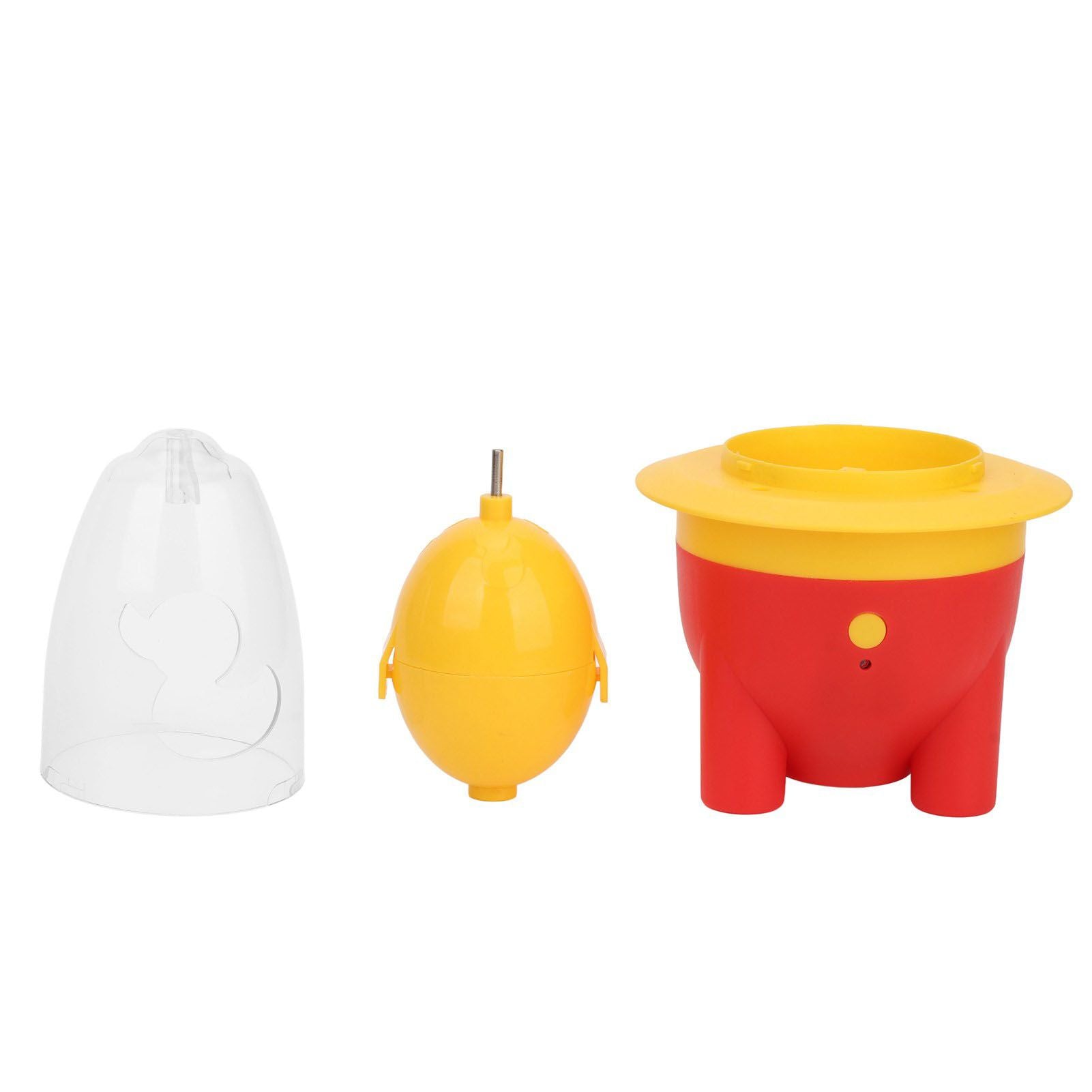 Egg Scrambler Shaker Lovely Electric Mini Portable USB Charging Golden Egg Maker for Kitchen Red