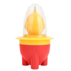 Egg Scrambler Shaker Lovely Electric Mini Portable USB Charging Golden Egg Maker for Kitchen Red