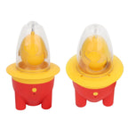 Egg Scrambler Shaker Lovely Electric Mini Portable USB Charging Golden Egg Maker for Kitchen Red