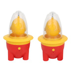 Egg Scrambler Shaker Lovely Electric Mini Portable USB Charging Golden Egg Maker for Kitchen Red