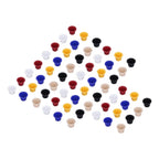 60pcs Refillable Disposable Coffee Capsule Cup Bottom Sealing Aluminum Film Plastic Coffee Filters for Home