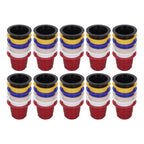 60pcs Refillable Disposable Coffee Capsule Cup Bottom Sealing Aluminum Film Plastic Coffee Filters for Home
