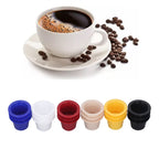60pcs Refillable Disposable Coffee Capsule Cup Bottom Sealing Aluminum Film Plastic Coffee Filters for Home