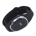 Outdoor Sports Mosquito Repellent Bracelet Ultrasonic Mosquito Repellent Wristband USB Rechargeable for Pregnant Women Children Black