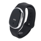 Outdoor Sports Mosquito Repellent Bracelet Ultrasonic Mosquito Repellent Wristband USB Rechargeable for Pregnant Women Children Black